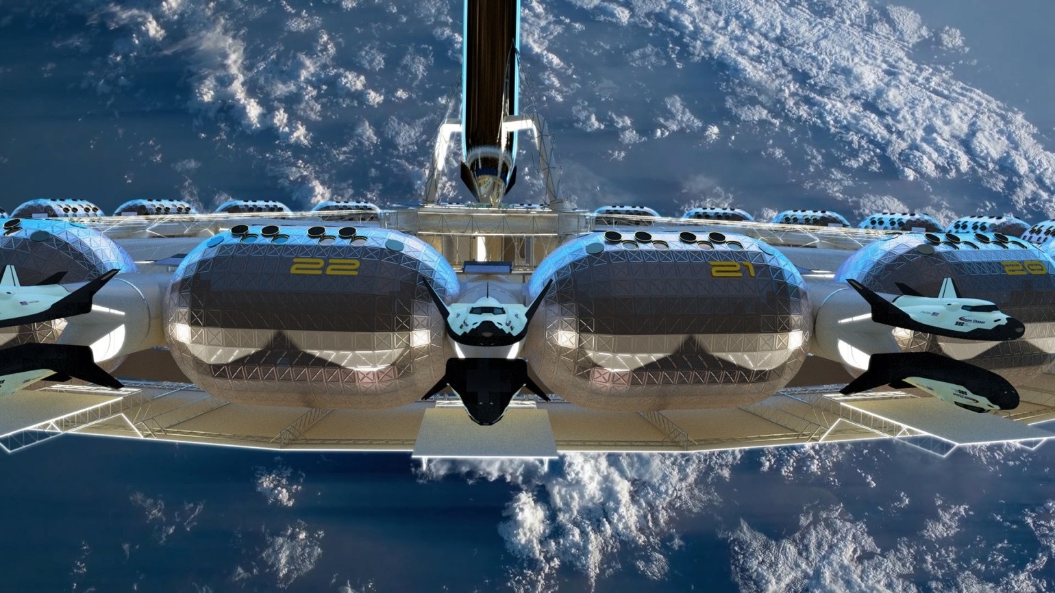 Startup Gateway Foundation announced its intention to create a space hotel by 2025. - Space, Space station, Startup, Longpost