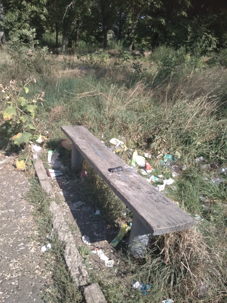 Just a guy who has no problem picking up trash after others - The photo, Makeevka, Longpost, Nature, Purity, Garbage, Cleaning