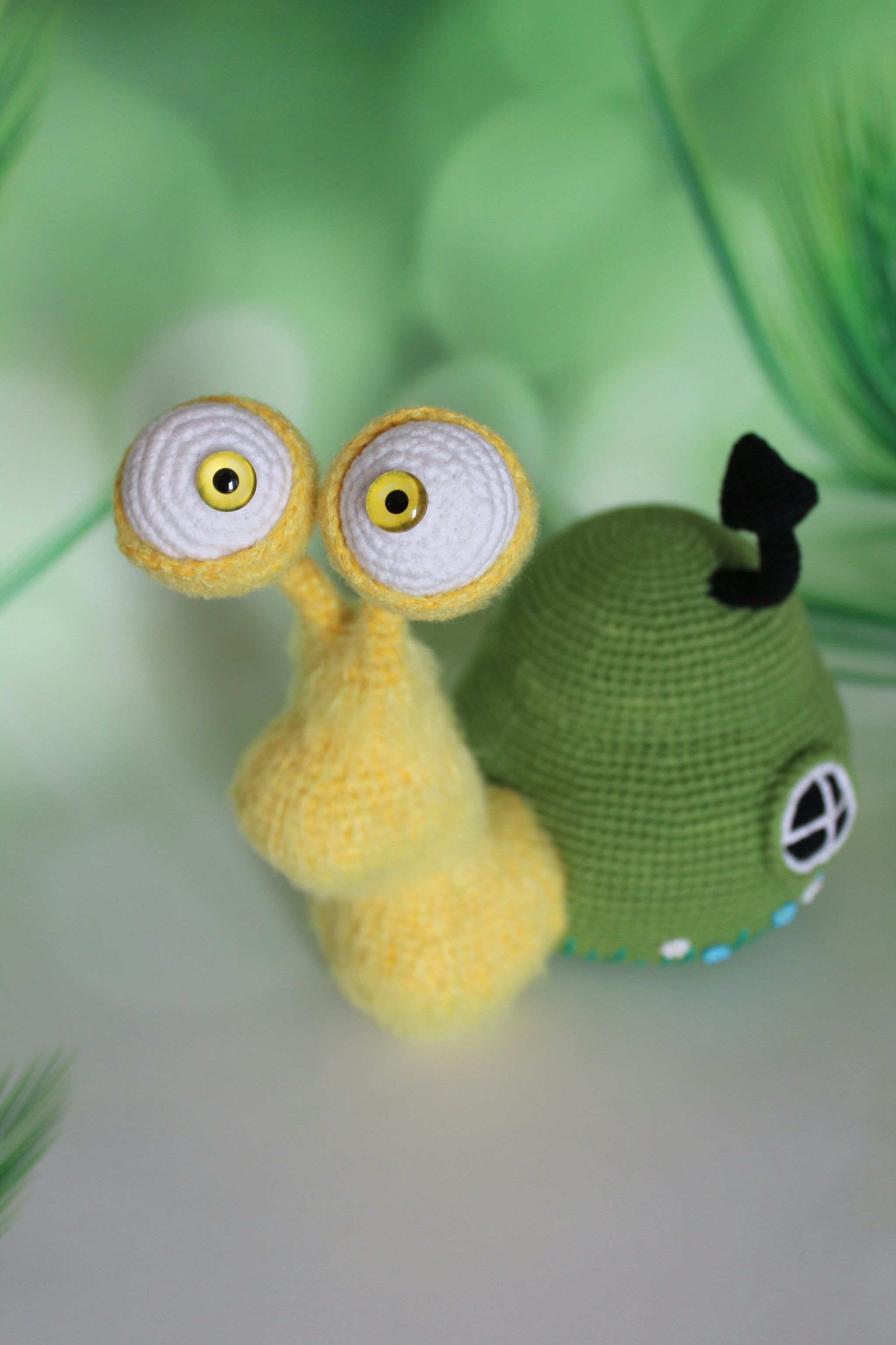 Ulitichek - Crochet, Knitted toys, Amigurumi, Snail, Needlework without process, Longpost