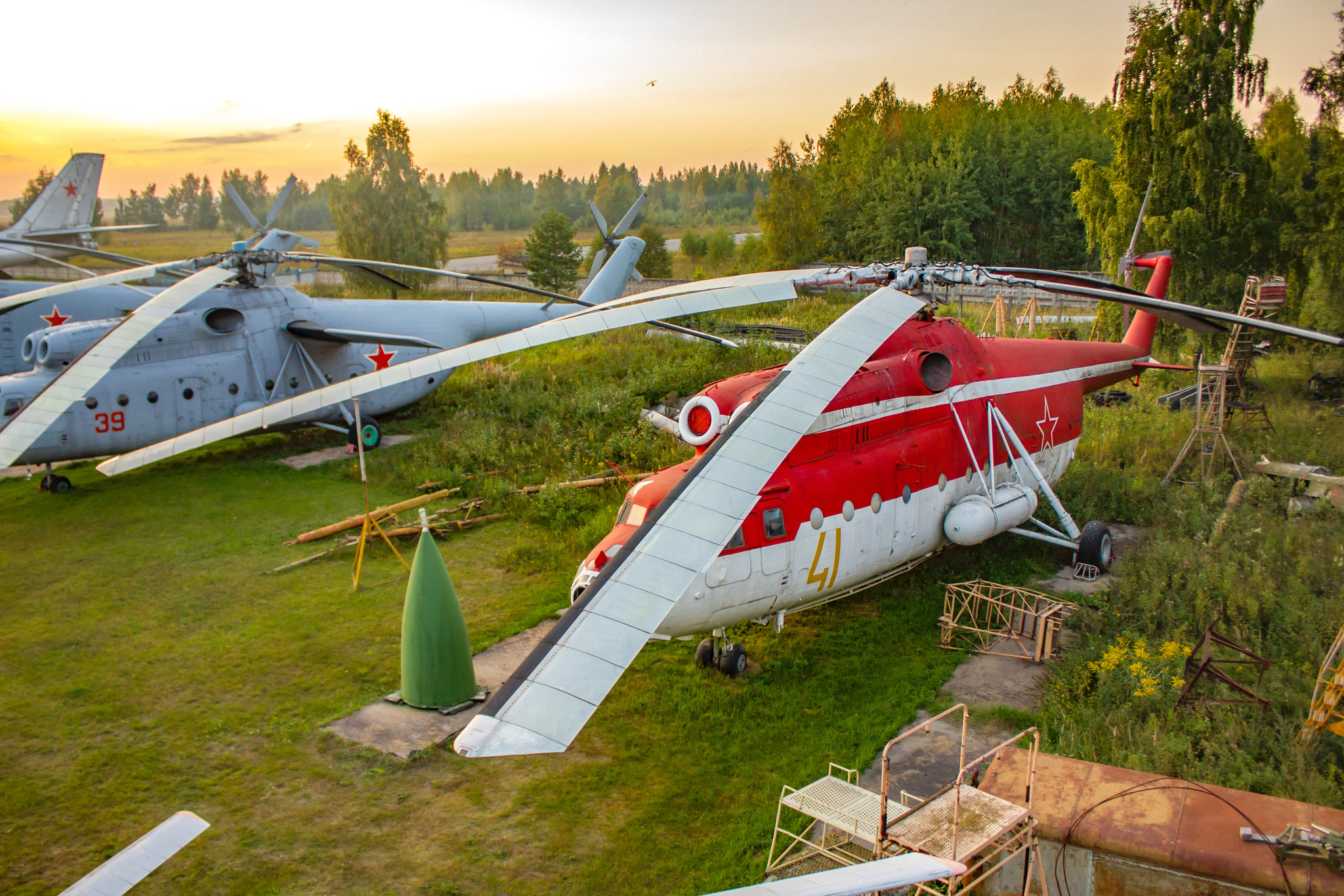 Another picturesque sunset at Monino National Aviation Museum - My, Monino, Air Force Museum in Monino, Museum, Aviation Museum, Airplane, Aviation, Air force, Longpost, BBC Museum