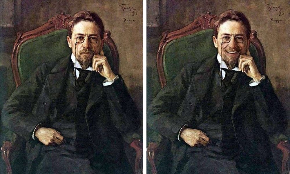 What would the paintings of Russian artists look like if their characters suddenly smiled? - Artist, Humor, Painting, Longpost