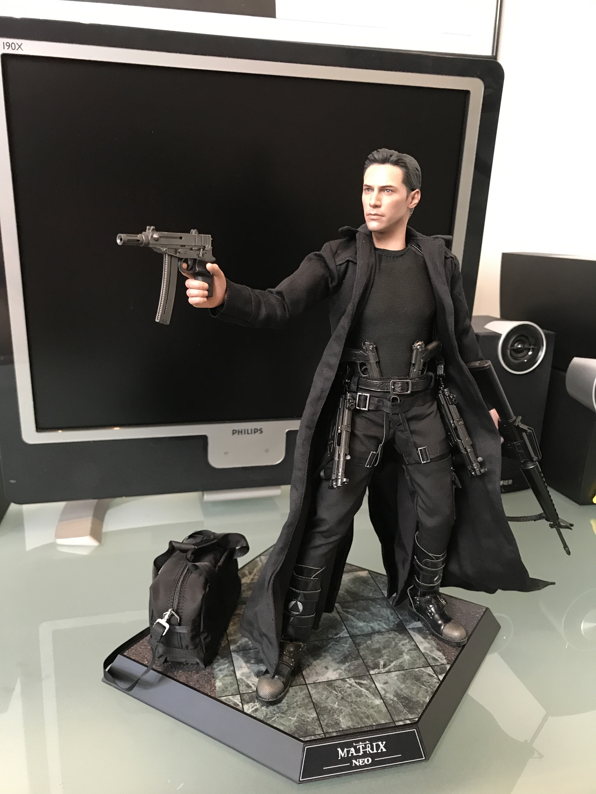 I know they love Keanu. - My, Figurine, Keanu Reeves, John Wick, Neo, Matrix, Hot Toys, Collection, Longpost, Figurines