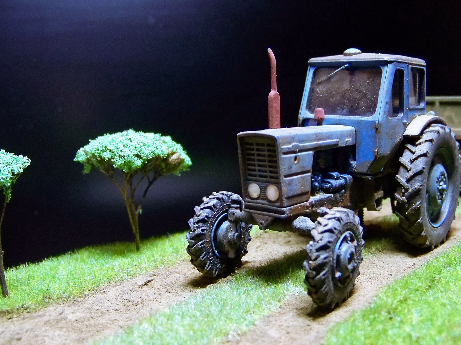 MTZ-52 Belarus - My, Tractor, MTZ, Diorama, Agricultural machinery, Longpost