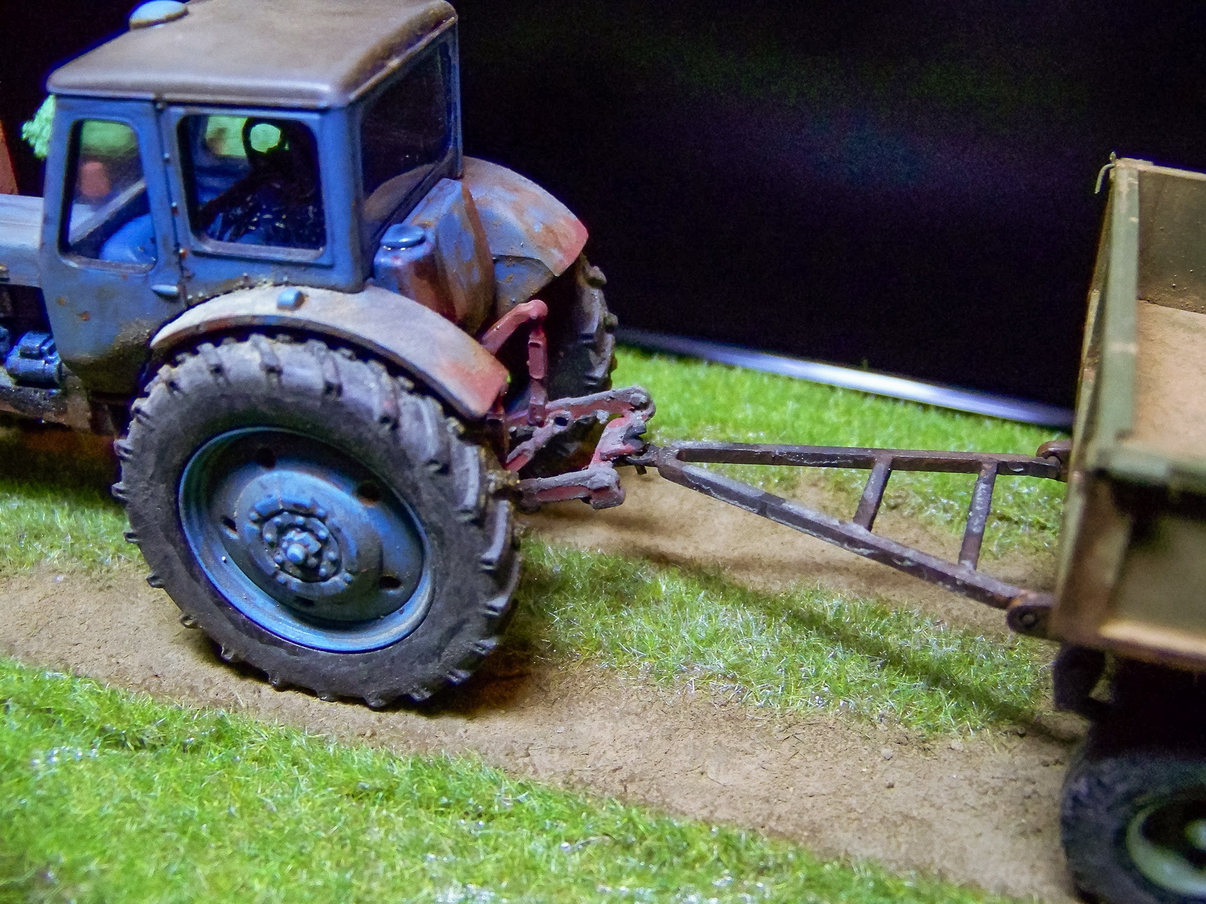 MTZ-52 Belarus - My, Tractor, MTZ, Diorama, Agricultural machinery, Longpost