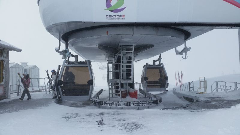 Ropeway Leitner GD-8. Sheregesh, Sector E - My, Cable car, Sheregesh, Longpost