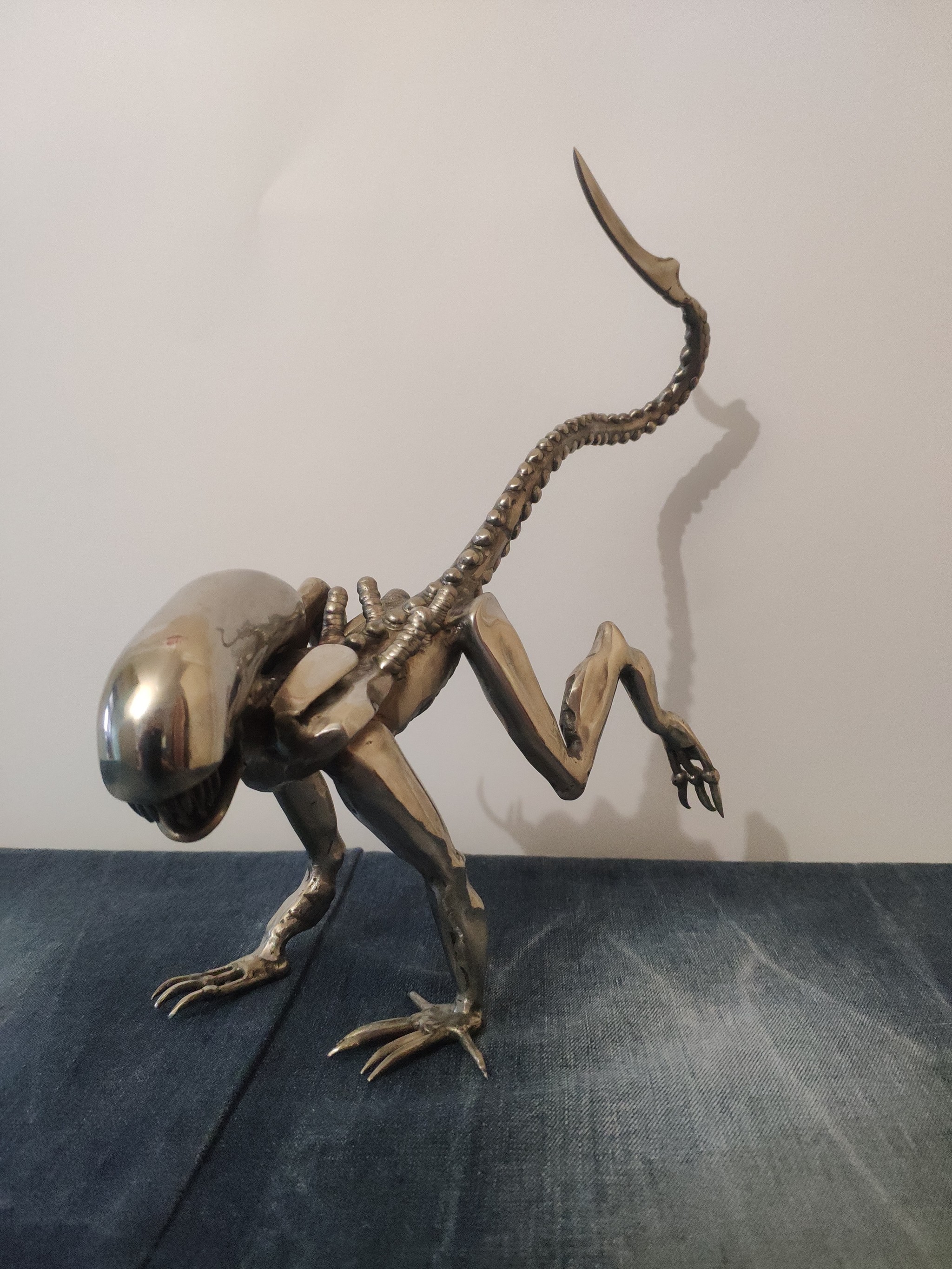 xenomorph runner - My, Handmade, With your own hands, Longpost, Needlework without process, Stranger, Xenomorph, Video