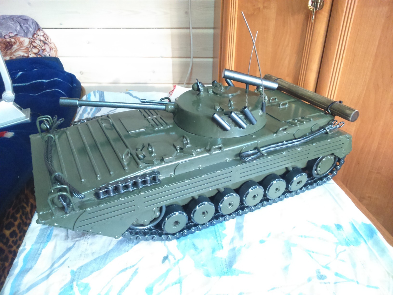 BMP from scrap metal - Bmp, Tanks, Modeling, Welding, Longpost, BMP-2