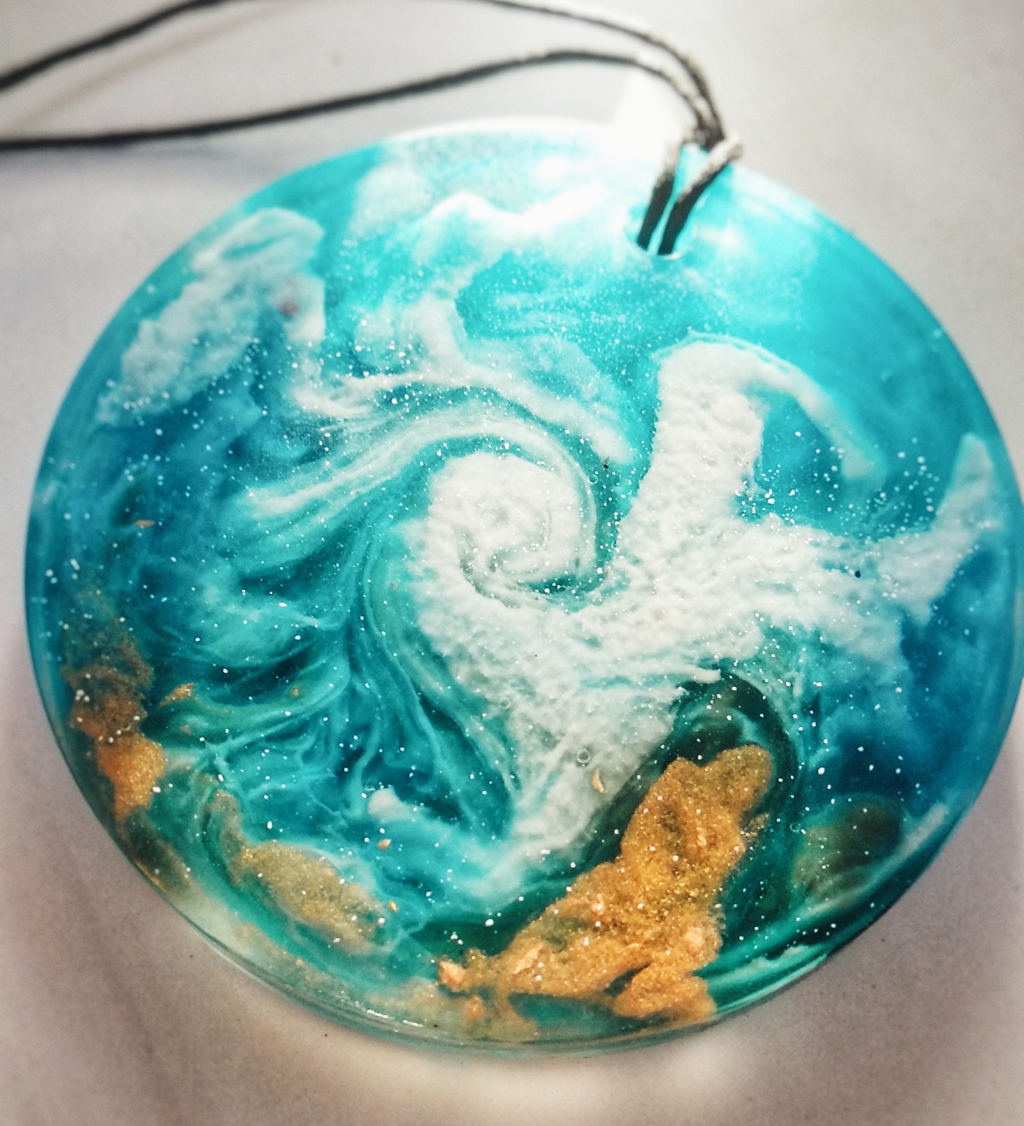 My epoxy hobby - My, Epoxy resin, Epoxy resin jewelry, Sea, Creation, Hobby, Longpost