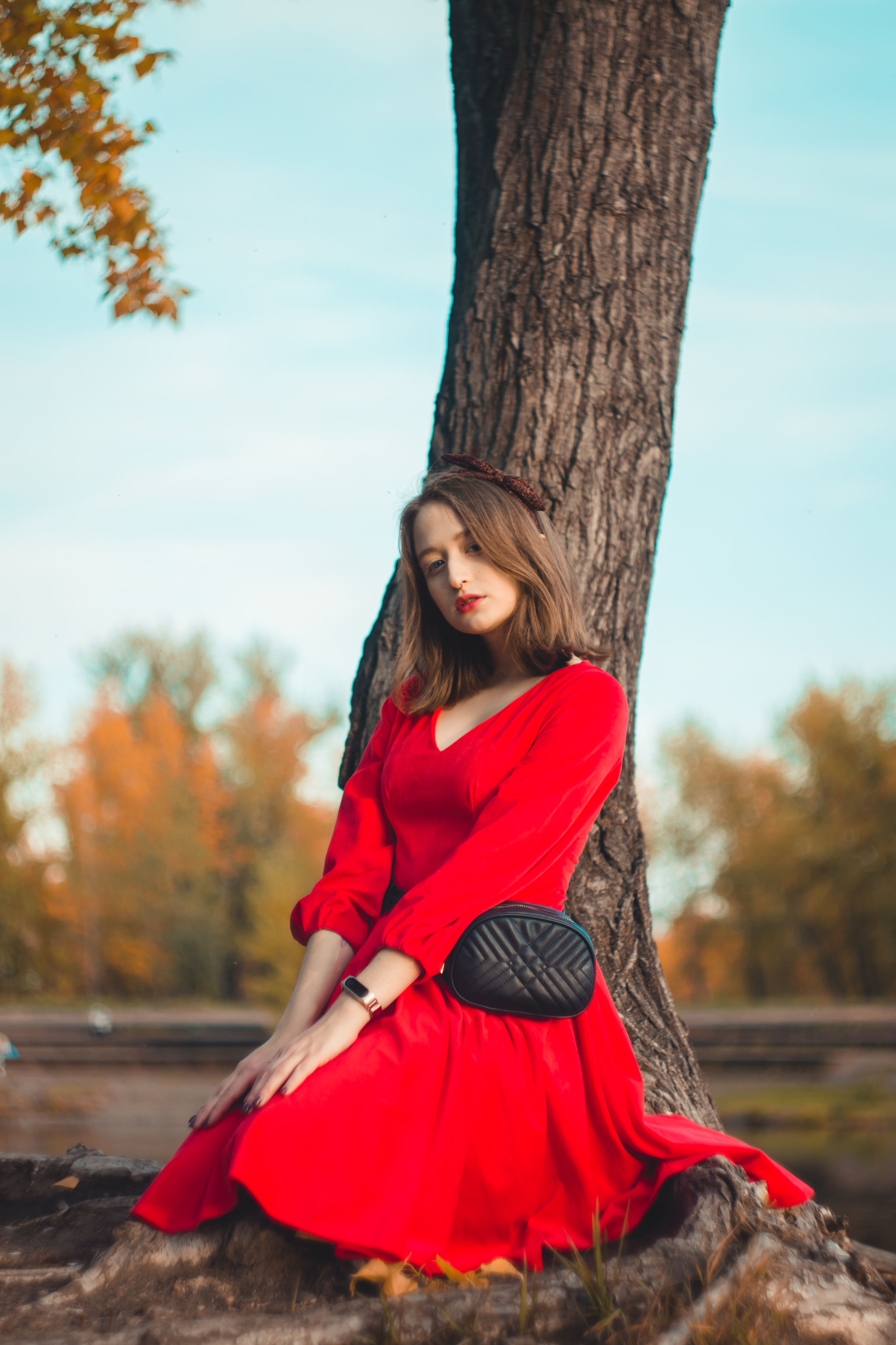 Autumn through Helios - My, Autumn, Helios, Helios44-2, Girls, Longpost, Helios, Helios44-2