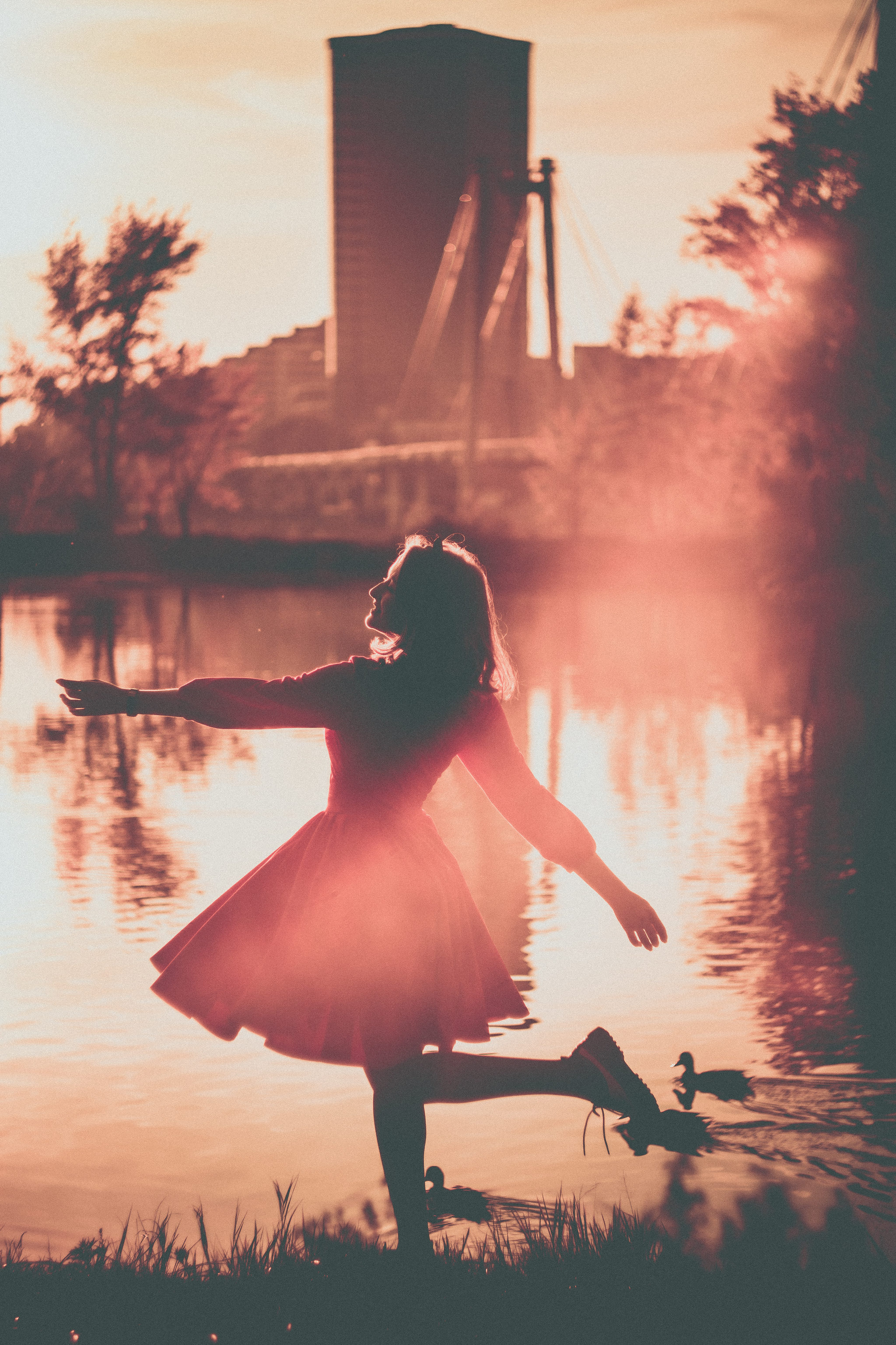 Autumn through Helios - My, Autumn, Helios, Helios44-2, Girls, Longpost, Helios, Helios44-2