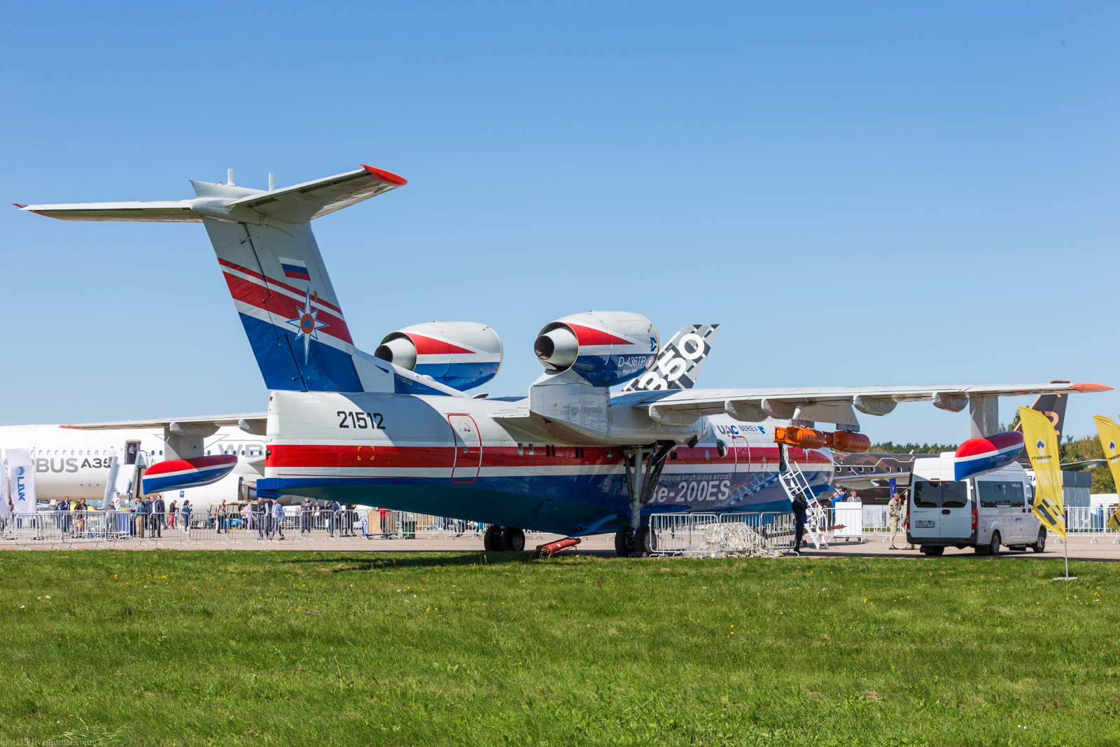 Jet amphibian.Be-200 - Firefighting aircraft, , Longpost, Be-200