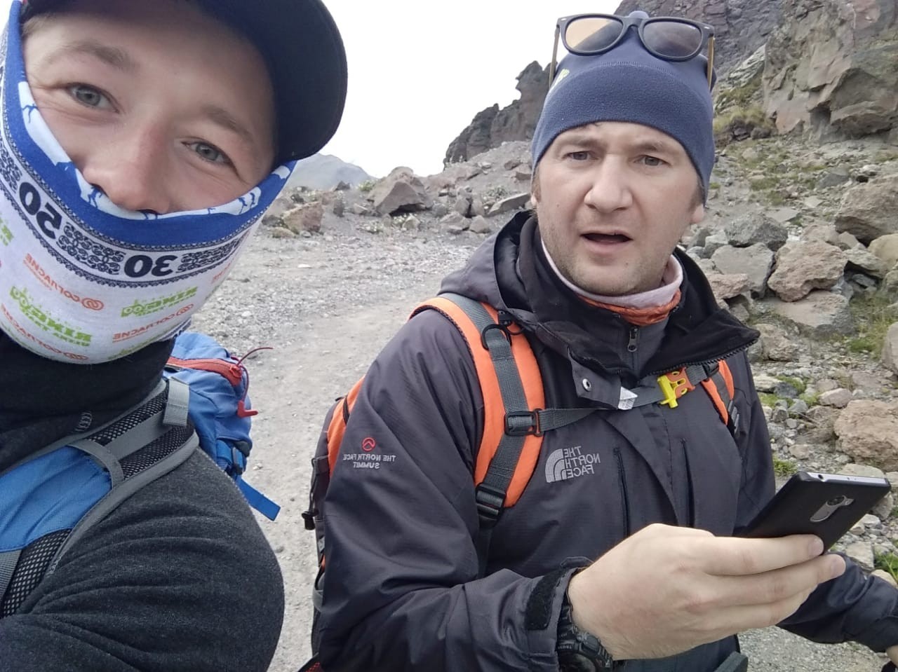 Climbing Elbrus. Team puff and endure. - Elbrus, Longpost, Its, 