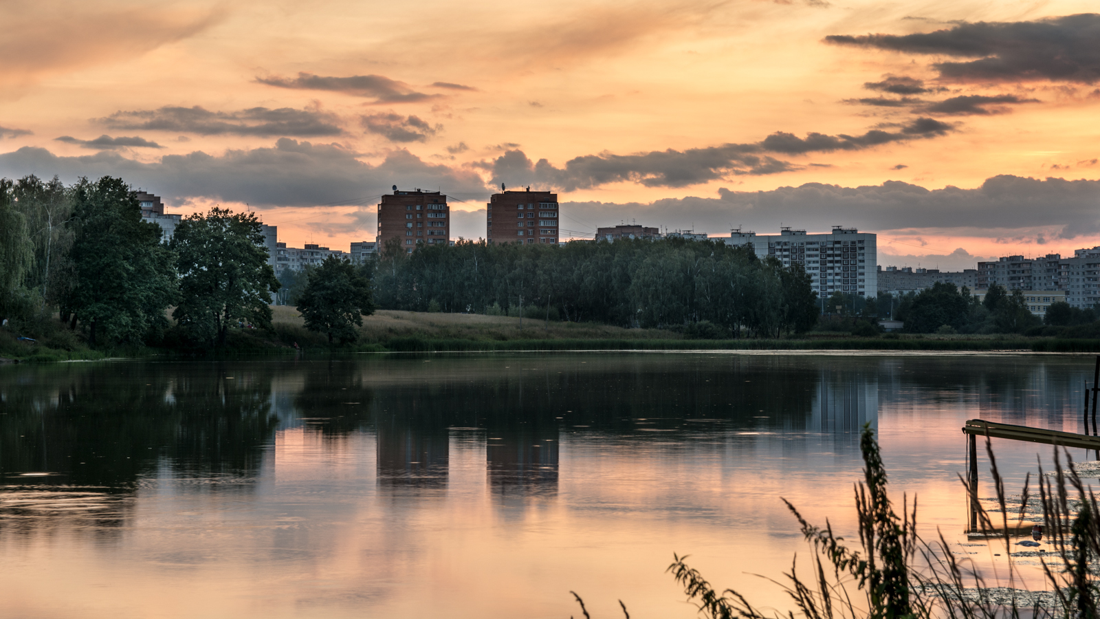 Барские пруды вечером - Моё, Фотография, Начинающий фотограф, Подмосковье, Барские пруды, Фрязино, Вечер, Длиннопост