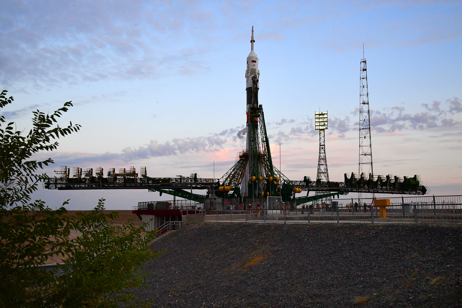 Last launch of Soyuz-FG with the new crew of the International Space Station - Rocket, Union, Space, Running, Baikonur, Roscosmos, NASA, Космонавты, Video, Longpost