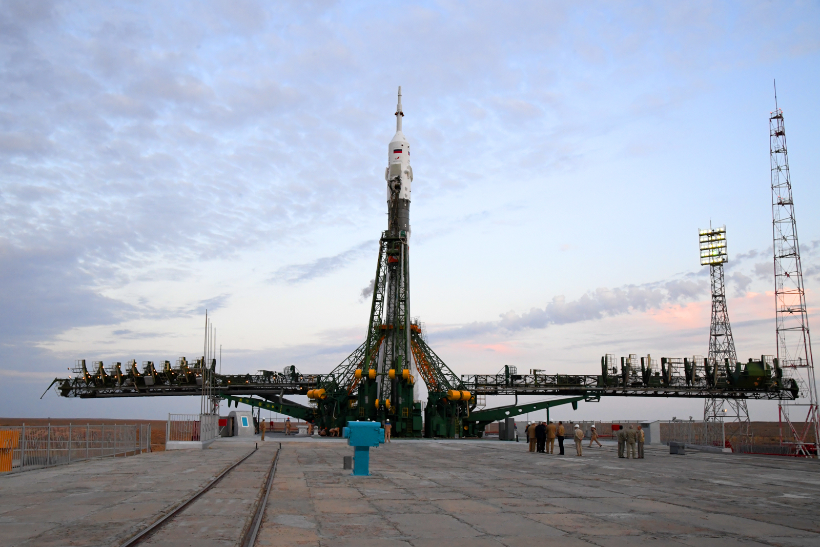 Last launch of Soyuz-FG with the new crew of the International Space Station - Rocket, Union, Space, Running, Baikonur, Roscosmos, NASA, Космонавты, Video, Longpost