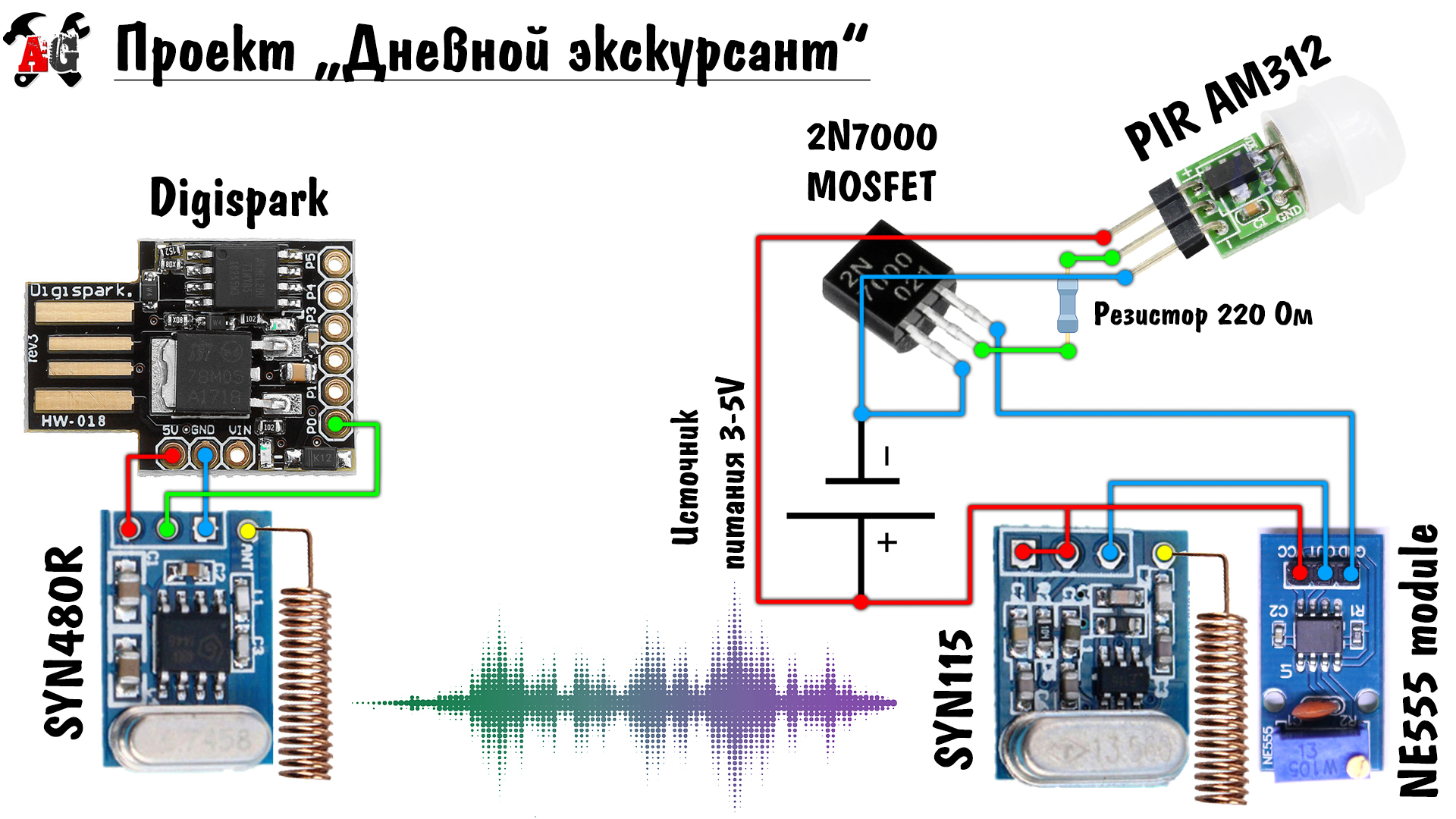 Digispark attiny85 проекты