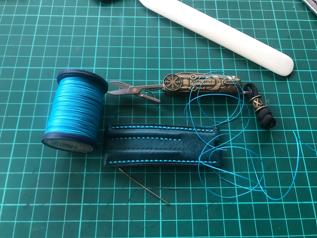 DIY watch strap. - My, Leather, Strap, Handmade, Hobby, Longpost, Craft, Interesting