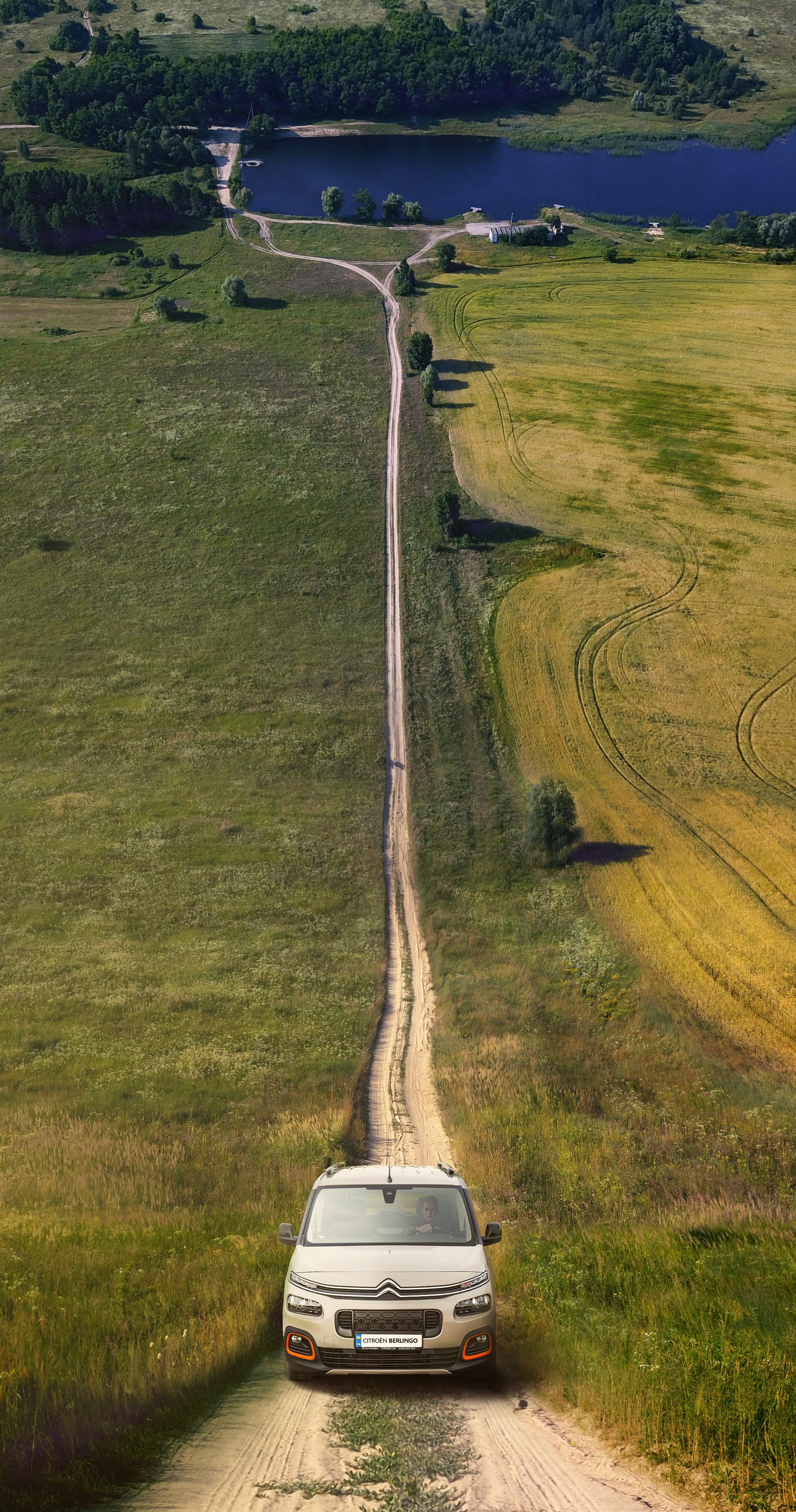 Droneception for Citroen - My, , Citroen, Longpost, The photo