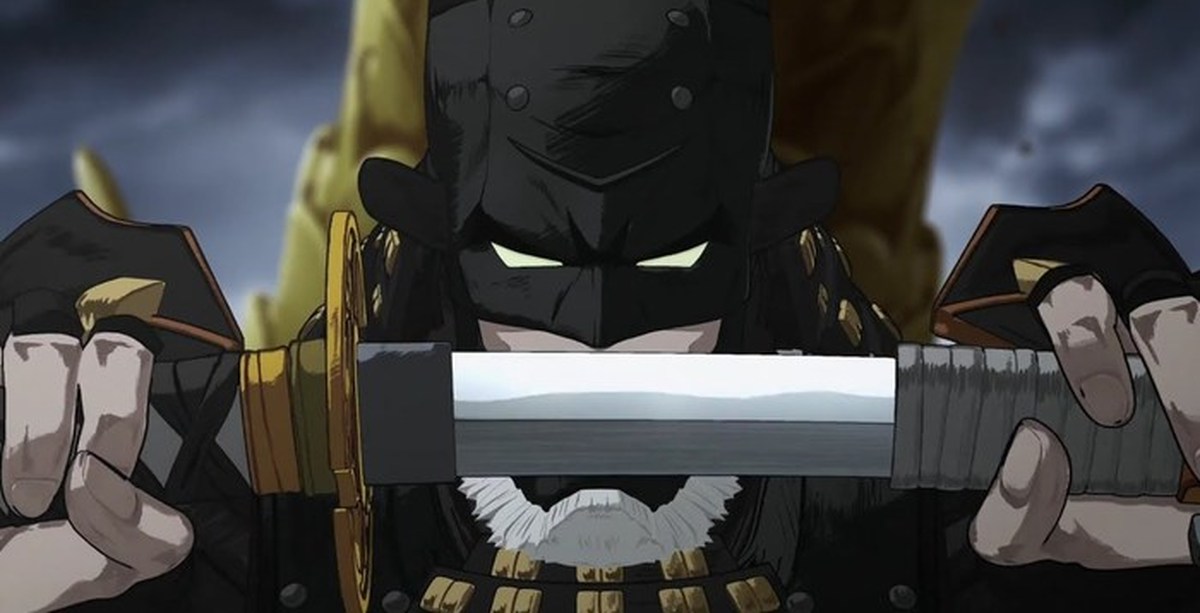 Бэтмен ниндзя. Бэтмен Самурай мультфильм. Batman anime. Бэтмен ниндзя Дефстроук.