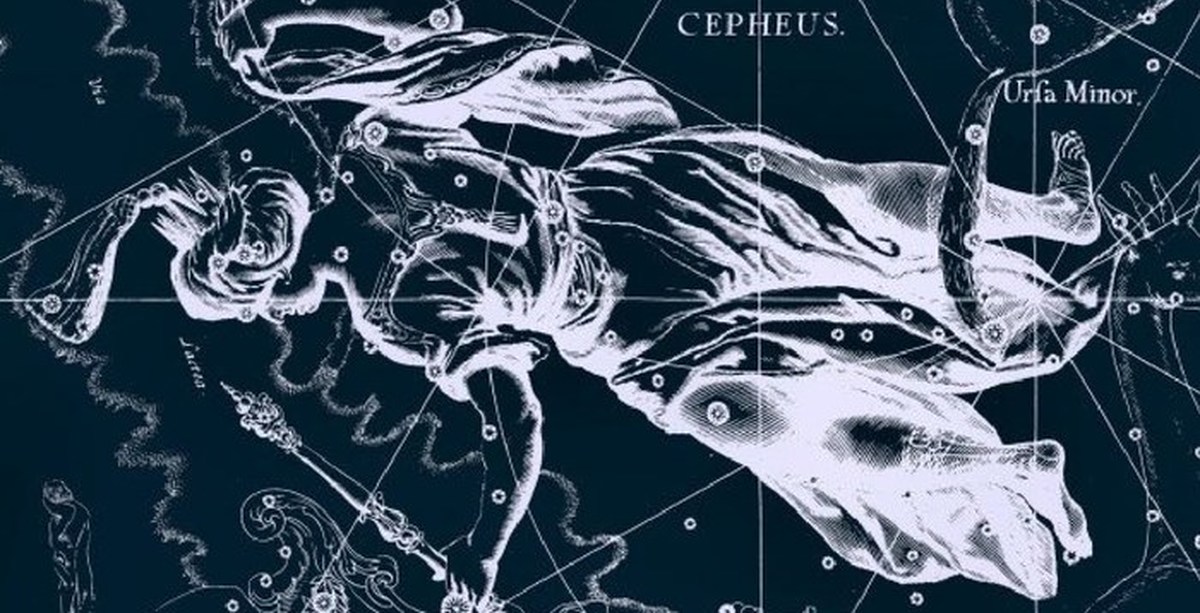 Созвездие цефей звезды. Созвездие Цефей. Cepheus Созвездие. Атлас созвездий Цефей. Звезда Цефей Ян.